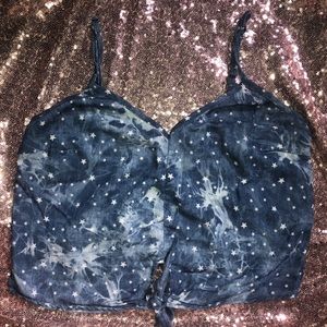 Fashion Nova Crop Top with white stars